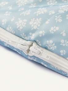 Cozy Pixies 1pc Ditsy Floral Thickened Warm Adjustable Stroller Cover For Baby Travel - Multicolor - View 6