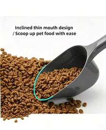 PETSIN 符合人体工学的宠物喂食勺 - 深勺设计，适用于猫粮和狗粮，耐用的动物食物量杯，适用于各种宠物 - 200ML - 查看 11