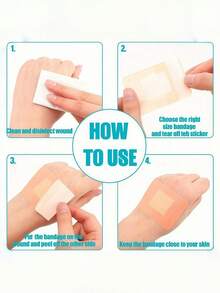 1Set First Aid Bandages Assorted Sizes – Waterproof Wound Plasters With Fingertip Strips For Home Care, Travel, Outdoor Emergency Kit - View 8