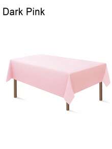 1 Piece Colorful Plastic Rectangular Tablecloth Waterproof Oil Proof Pink White Blue For Wedding Picnic Birthday Easter Holiday Kitchen Home Decor Party Gift Bridal Graduation Bachelorette Celebration Outdoor Indoor Dining Table Cover Housewarming - Multicolor - View 11