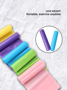 2/3/4 Pcs Resistance Bands Set, Workout Bands For Yoga, Strength Training, Pilates And Stretching Exercises, Ideal Gift For Back To School, Halloween And Christmas - Multicolor - View 6