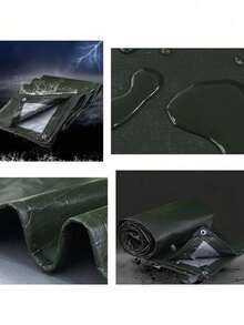 Heavy-Duty Pool Liners, Waterproof Plastic Tarpaulins, UV Resistant And Tear-Resistant, Reinforced Edges, And Rust-Proof Rivets. Suitable For Rooftops, Camping, Patios, Pools, Vehicles, Boats, And Other Multi-Purpose Covering Applications. - multicolor - View 7