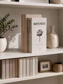 2PCS Openable Decorative Book Box Set Fashion Storage Display For Coffee Table Bookshelf Mantel Home Decor Photo Keepsake Organizer - Storage Box - View 3
