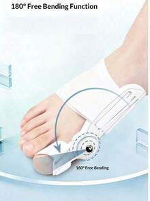 2pcs Unisex Adjustable Toe Separators, Toe Spacers, Toe Dividers, Fits Both Left And Right Feet - Multiple Styles - View 5