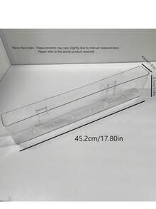 Acrylic Floating Shelves, Transparent Wall-Mounted Bookshelf, No Drilling Required, Corridor Wall Display Rack For Books, Magazines, Decorations - Multicolor - View 2