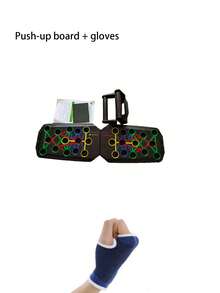 Multifunctional Push‑Up Board For Men And Women, For Chest, Shoulder, Back And Arm Training, Equipped With Non‑Slip Base, Suitable For Home Fitness, Effectively Improve Workout Effect - Multicolor - View 5