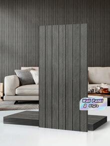 3D Wood Grain Wall Panel 6PCS 11.8"X23.6", Flexible Peel And Stick Self Adhesive Wall Decor, Waterproof Removable Faux Wood Plank For Living Room Bedroom Home Interior - multicolor - View 1