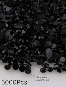 5000Pcs Bright Jelly AB Resin Rhinestones, Flat Back Multicolor Gems Bulk Pack, DIY Handmade Craft Supplies For Phone Case Cup Bottle Hat Fan Decoration - 4mm - View 12