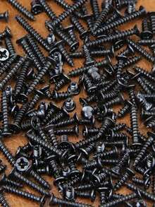 560PCS Assorted Sizes Black Self Tapping Screws Set Steel Wood Repair Electronics Assembly With Portable Storage Case Home Improvement DIY Handyman Gift Men Dad Father Day Christmas Housewarming Must Haves - Black - View 5