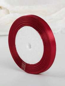 25 Yards/Rolls 1cm Width Satin Ribbon Braided Thin Tape Gift Wrapping Cake Packaging Material Bowknot Ribbon Valentines - Multicolor - View 10