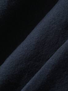 Dazy Plus 彼得潘領格紋休閒韓系學院風短袖大尺碼女款春夏藍色襯衫可愛上衣 - 藏蓝色 - 查看 3