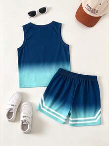 SHEIN Playful Pals 隨機 3 套得 1 套 男童經典足球球衣，亦適用於運動訓練上衣，為足球愛好者設計 - 彩色 - 查看 2