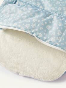 Cozy Pixies 1pc Ditsy Floral Thickened Warm Adjustable Stroller Cover For Baby Travel - Multicolor - View 9