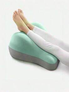 Multi‑Scenario Memory Foam Support Pillow, Ergonomic Contoured Cushion For Bed Sofa, Relax Rest Pillow For Reading Watching TV At Home - Mint Green - View 10