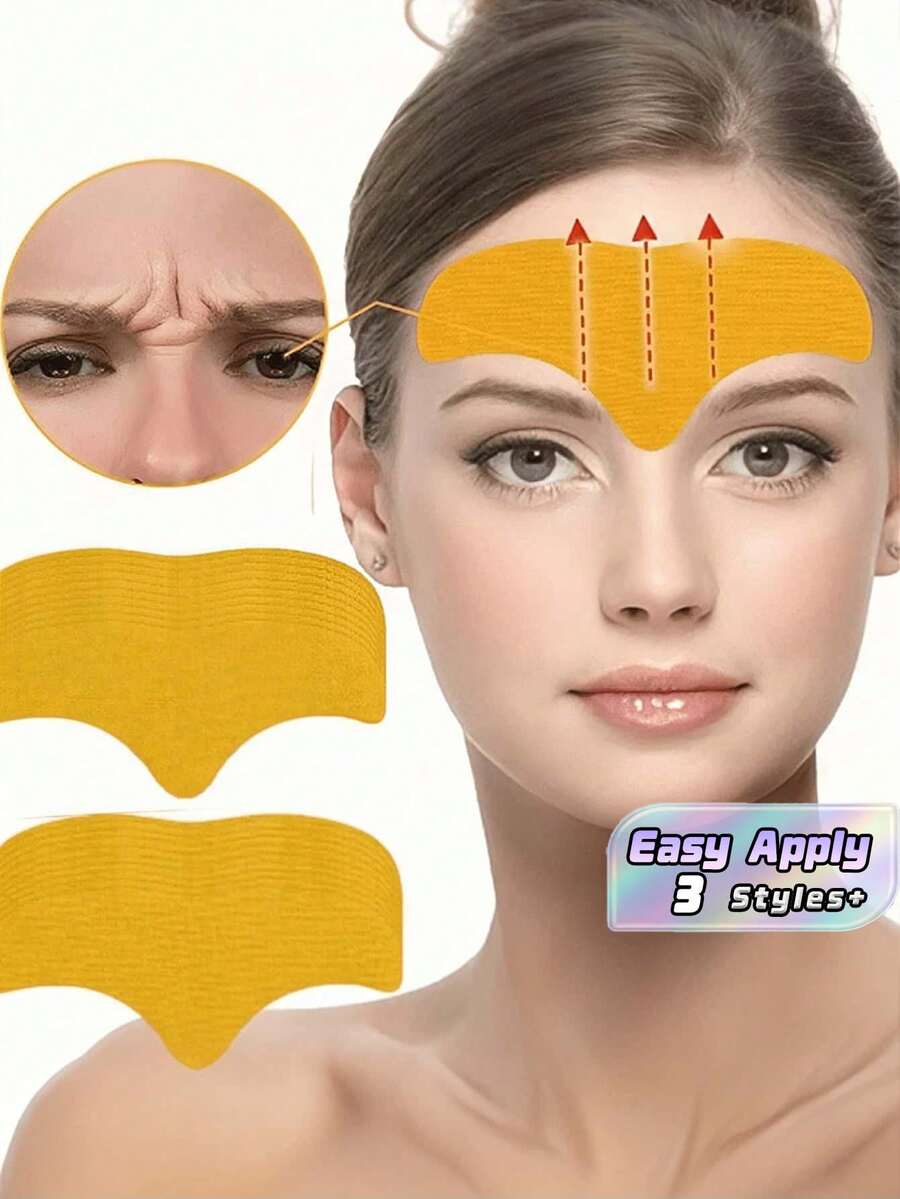 Forehead Wrinkle Patches – Alcohol-Free Firming Strips For Smooth Youthful Skin, Anti-Aging Face Lift Mask, All Skin Types, Adult Skincare Tool, Beauty Supplies - Multicolor - View 1