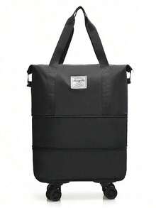 Large Wheeled Travel Luggage Bag, Expandable And Foldable, Detachable Wheels, Carry-On Travel Bag - A - View 16