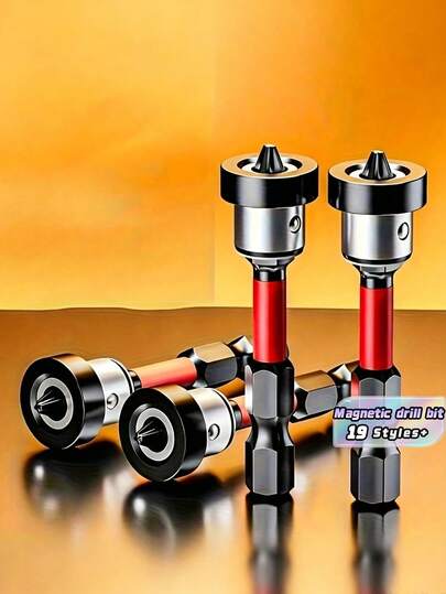 Strong Magnetic Positioning Drill | Anti Slip And Anti-Collision Design, Black Gold Cross Screwdriver Head, Suitable For Ceiling/Woodworking, Waterproof Floor Installation Tool, Suitable For Ceiling Woodworking