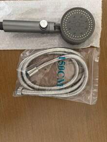 1PC High Pressure 5-Mode Handheld Shower Head With Stainless Steel Hose & Adjustable Bracket, Bathroom Accessory For Home Fall Decor - multicolor - View 11