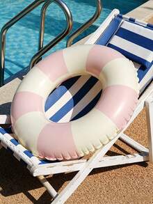MINKOJA 1Pc Children's Thickened Swimming Ring, Anti-Rollover, Suitable For Both Boys And Girls, Lifebuoy For Beginners, Inflatable Water Toy Float Ring - متعدد الألوان - مشاهدة 3