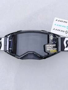 Pair Of Motorcycle Goggles, European Off-Road Driving Goggles, Snow Goggles, Protective Goggles For Downhill Skiing, One Piece - Multicolor - View 9