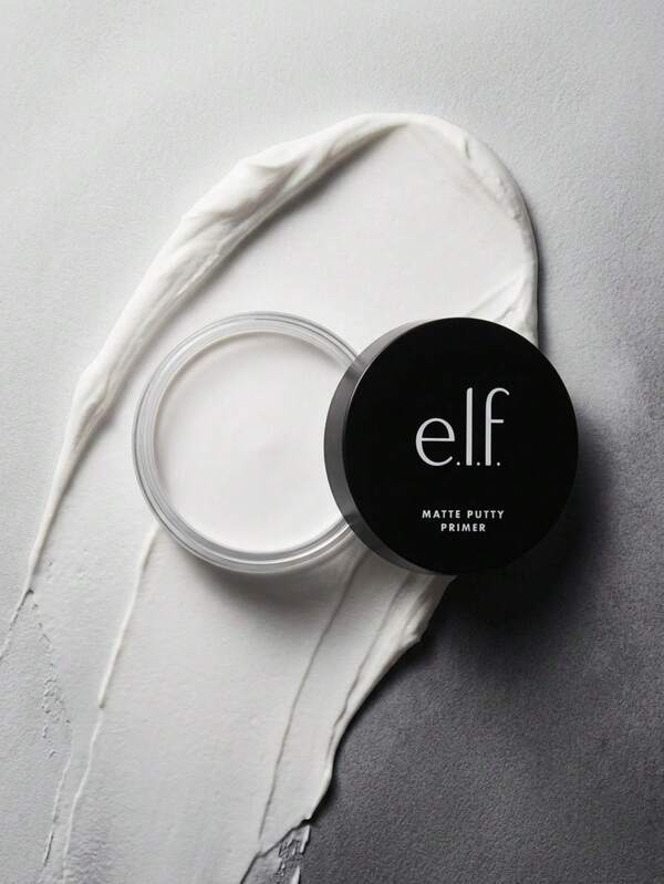 e.l.f. Matte Putty Primer 21 g – Shine-Free Poreless Finish, Infused With Kaolin Clay For Oil Control, Long-Lasting Smooth Makeup Base, Ideal For Oily And Combination Skin, Professional Grade Face Prep For All-Day Wear