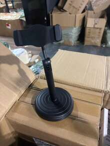 1PC Adjustable ABS Waterproof Tripod Phone Stand Multi Angle Stable Clip For Video Gaming Vlog Bedroom Decor Father Gift RV Essential - Phone Stand - View 17