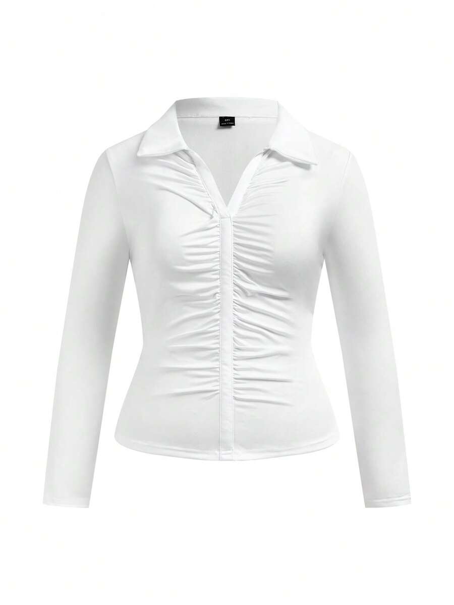 SHEIN Privé Kaos Ukuran Plus