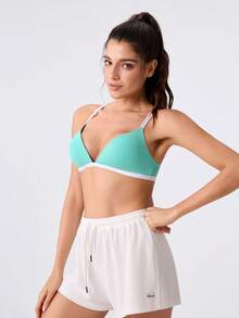 Loungeista Women's Wireless Push-Up Bra - Comfortable Bra, All-Day Support And Lift, Seamless Fit - Cadet Blue - View 6