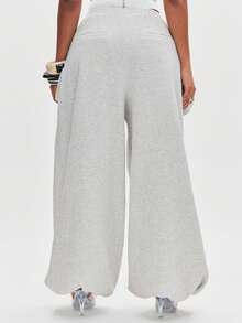 NYA SZN Pant Sweatpant Cargo Pocket Jogger Drawstring Flap Pocket Casual Travel Athleisure Everyday Fall Winter - Grey - View 7
