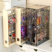 Display Stand, Baraziku Key Chain Holder, Phone Lanyard, Anime Merchandise, Small Storage Box, Pin Display Rack, High-End Elegant Earrings, Earrings, Necklaces, Bracelets, Jewelry, Large Capacity Luxury - Multicolor - View 2