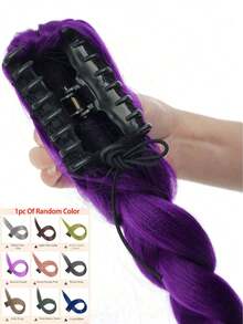 1PC Purple Woven Accessory, Suitable For Cosplay, Christmas Costumes, Role-Playing, Holiday Parties, New Year Celebrations, Anime, And Halloween Outfits. - multicolor - View 4