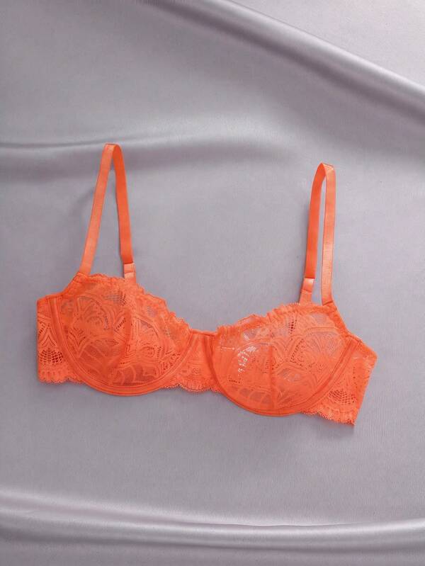 EmpressEnvy Women's Lace Sexy Daily Spaghetti Strap Bra
