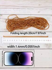 Durable Elastic Rubber Bands – Strong Stretchy For Office, School, Home, Securing Trash Cans, Binders, Files, Multi-Purpose - multicolor - View 3