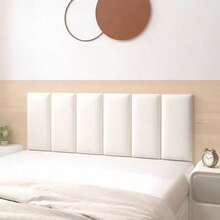 6pcs Thickened 3D Headboard Wall Panels, Tatami Frame Wallpaper, 50cm X 23cm, Peel And Stick, Easy Installation, Suitable For: Bedroom Living Room Anti-Collision Soft Wall Padding, Headboard Protection Pad - 6 Soft-pack - View 11