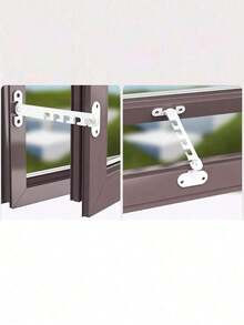 1/2 Cerradura de para ventana fija, Cerradura de para ventana de metal, Cerradura para ventana deslizante, Cerradura de para ventana, Protección de , Decoración del hogar - Multicolor - Ver 4
