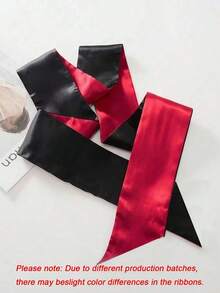 2Pcs 3Ps Soft Silky Satin Light Blocking Tie Blindfold Eye Mask For Masquerade Role Play Stage Costume Party Bachelorette Gift Accessories - Eye Mask - View 8