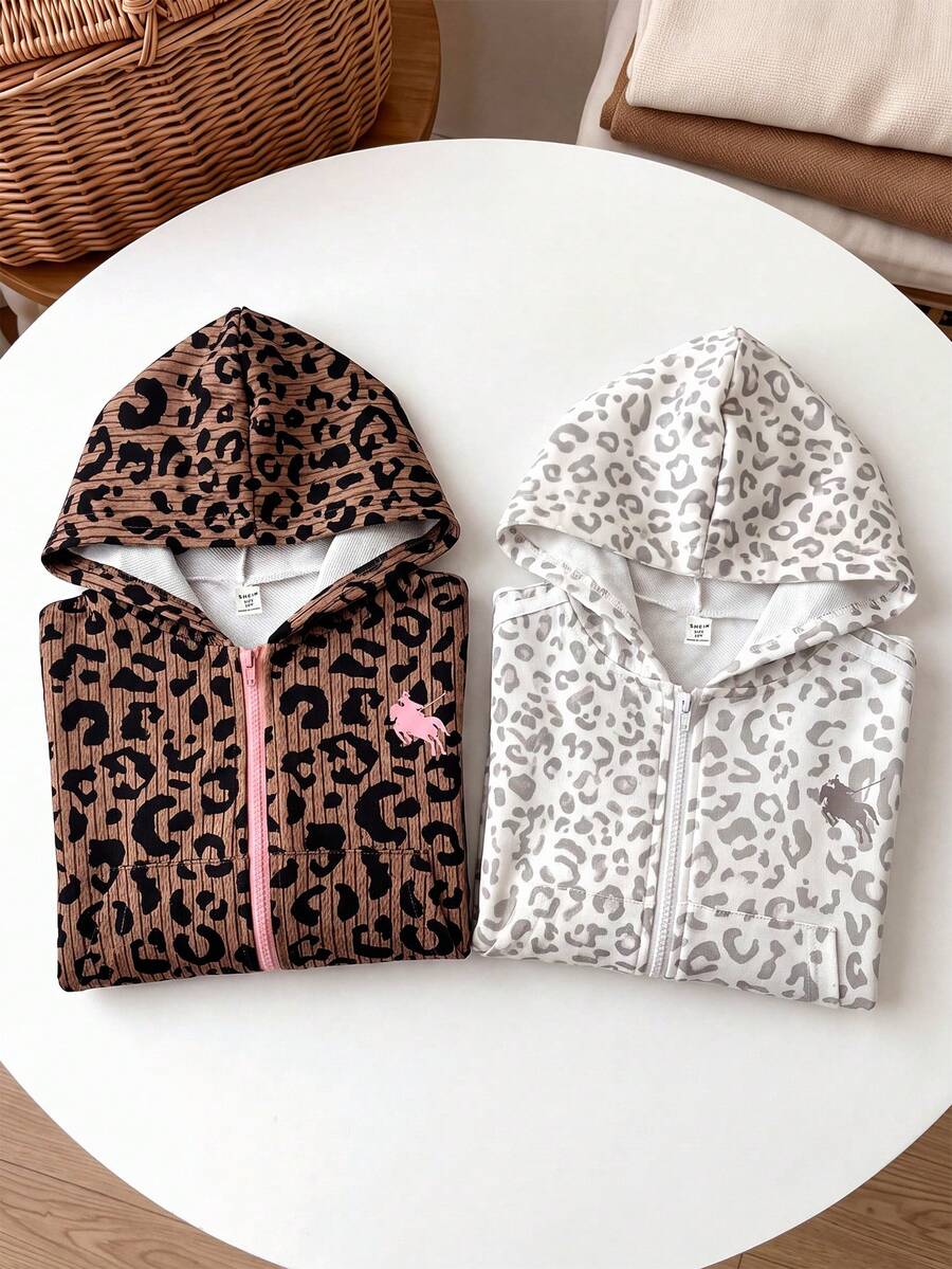 SHEIN 2 piezas sudaderas para niñas preadolescentes - Multicolor - Ver 1
