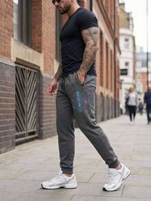 Jogger For A Knight | Modern Cut Sports Pants For Training Physical Use - OXFORD - View 2
