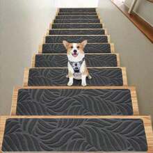 1/7/15pcs Non-Slip Stair Tread Mat With Self-Adhesive Backing Indoor Step Mat, Non Slip Stair Treads Carpet, Stairs Carpet - multicolor - View 41