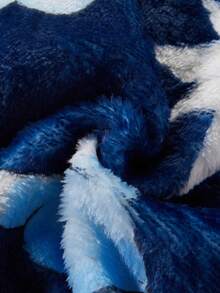 Boys Blue Plush Printed Long Sleeve Pants Casual Comfortable 2 Pieces Loungewear Set - Multicolor - View 8