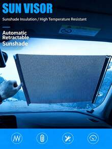 Retractable Balcony Sunshades For Windows, Household Sun-Proof And Heat-Insulating Blackout Roller Blinds For Windows And Bathrooms - black - View 5