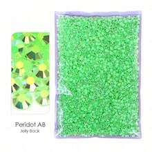YONGNING 10000pcs Mixed Size 5mm AB Effect Resin Flatback Rhinestones Kit, Multicolor Faceted Crystals For Nail Art, Garment DIY Decoration, Phone Case, Shoes, Card Making, Home Craft Supplies - 5mm 10000pcs - View 10