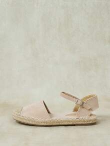 Styleloop Ladies, Straw Twine, Buckles, Lame Heels, Platform Flats. - Apricot - View 5