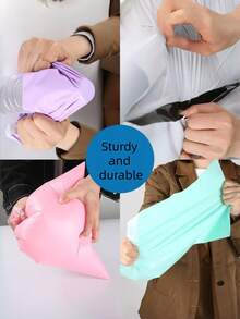 Thick Waterproof Plain-Color Packaging Bag, A Simple Multi-Functional Bag, Suitable For Schools, Offices, Shipping And Mailing - 10pcs - View 5