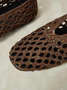 Styleloop Ladies, Willow Nails, Buckles, Flat Shoes. - Brown - View 7