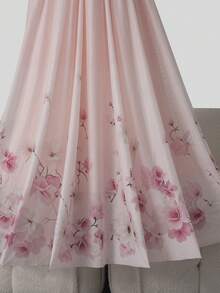 Franclia Women's Plus Size Light Pink Floral Dress Flower Elegant Celestial Loose Minimalist Wedding Dinner Birthday Party Mother Of The Bride Summer - Multicolor - View 6