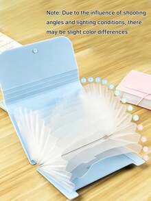 1pc File Storage Box Suitable For Office And Daily Use - Multicolor - View 2