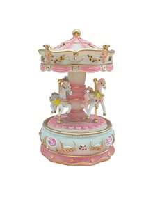 Carousel Music Box, Birthday Gift, Home Decoration, Bedroom Ornament - Multicolor - View 10