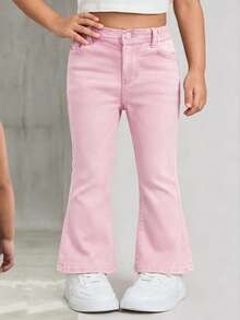 2PCS Young Girls Pants - Multicolor - View 3
