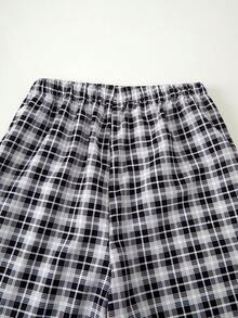 SHEIN 青少年女孩連帽衫兩件套，休閒寬鬆針織款，返校季復古秋季服飾套裝，度假拉鍊連帽衫條紋款 - 彩色 - 查看 8